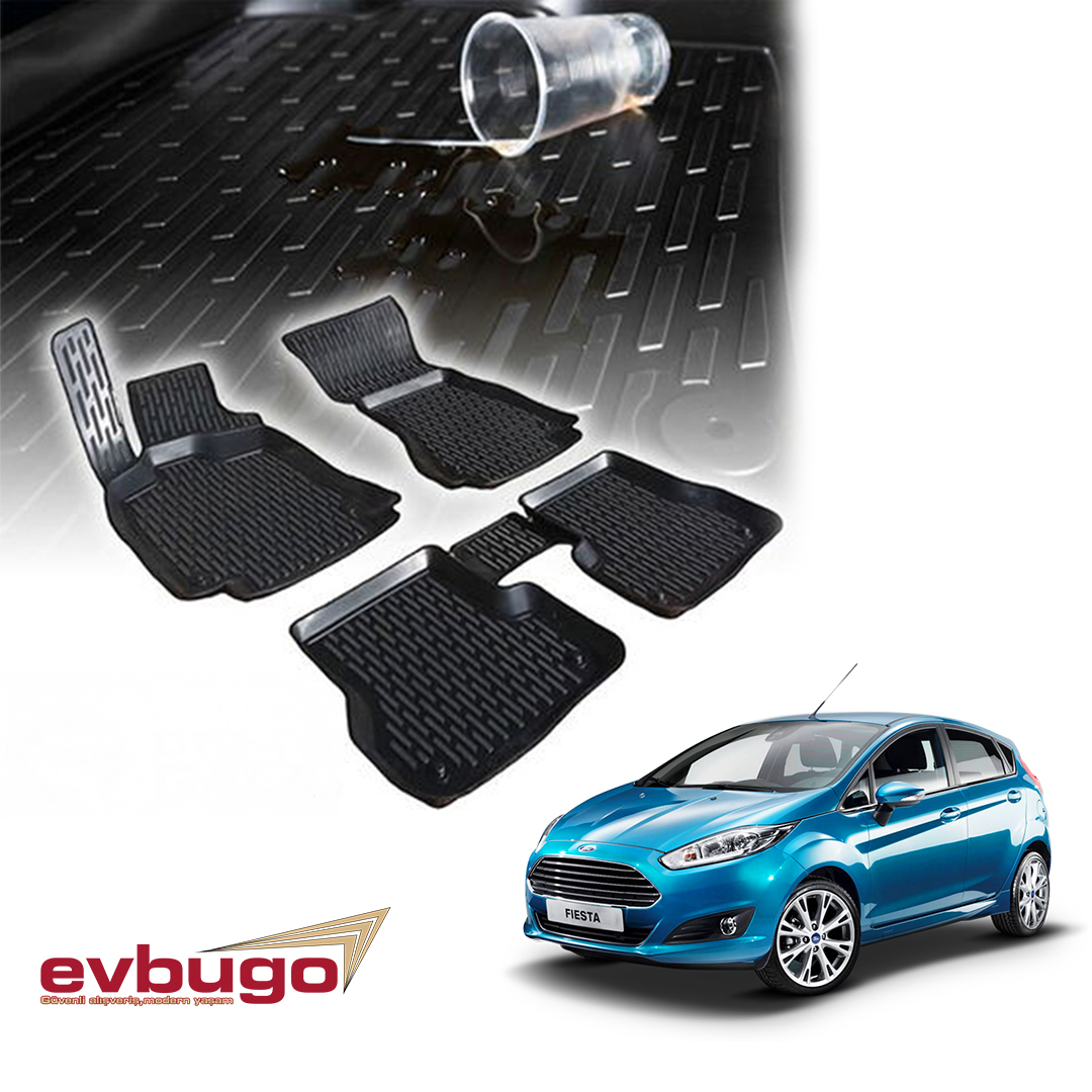 3D PASPAS SİYAH FORD FIESTA 2009-2017